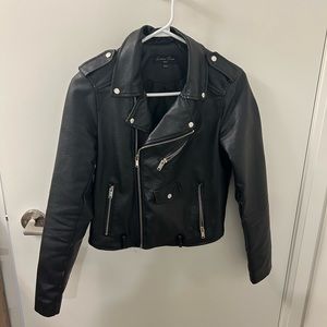 Faux leather jacket